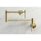Kingston Brass KS4107CKL Wall Mount Pot Filler Faucet, Brushed Brass KS4107CKL - alternate 2